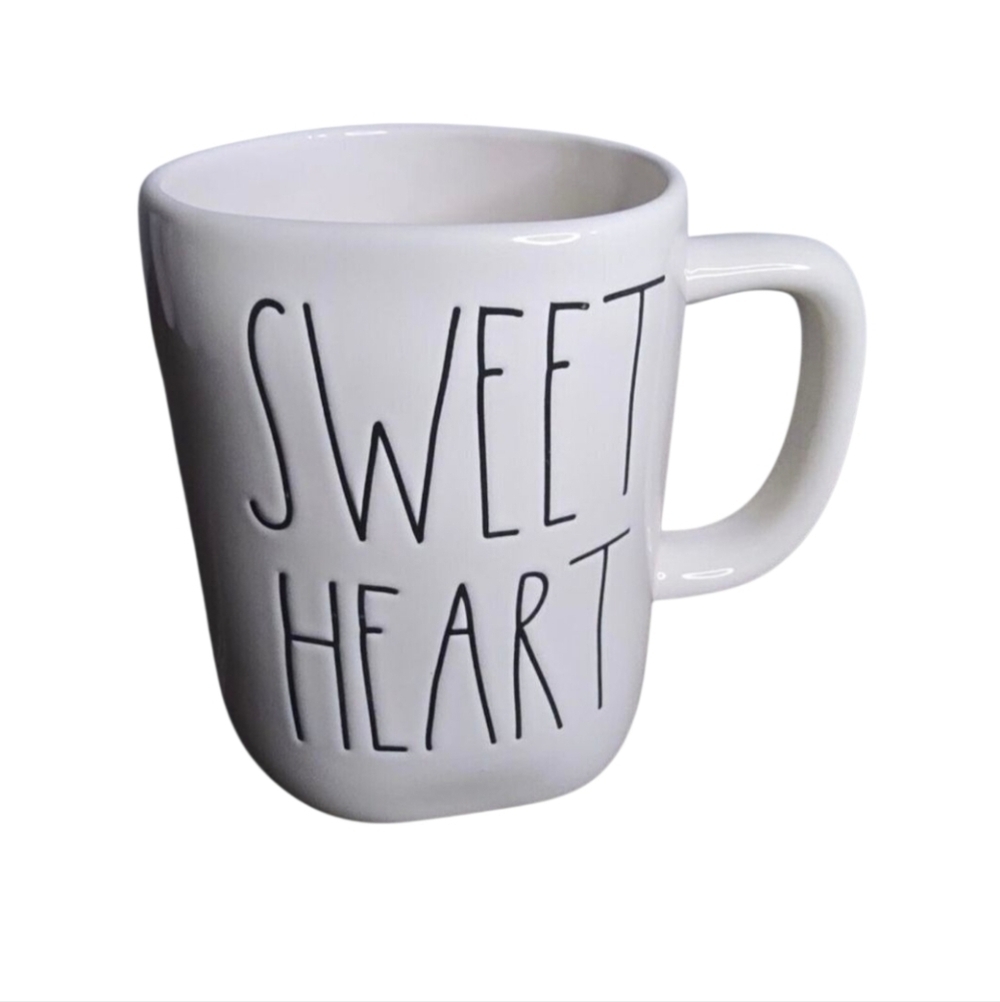 NWT Rae Dunn Artisan Sweet Heart Double Sided Mug XOXO Heart Valentine's Day